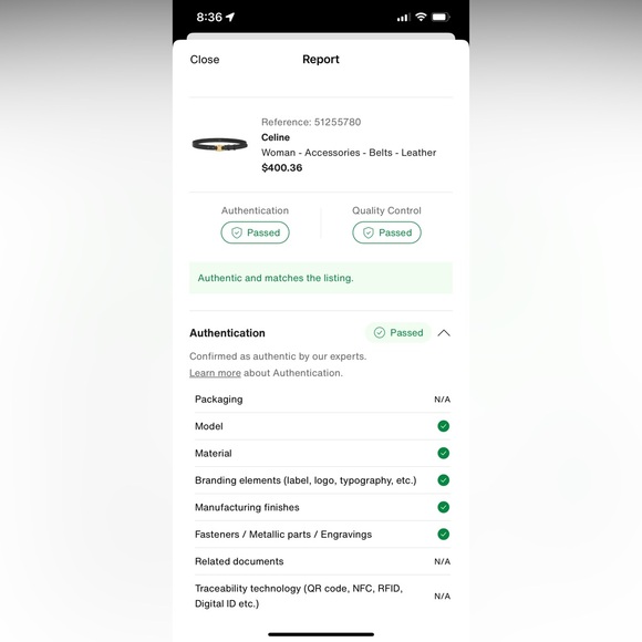 Celine triomphe belts - Picture 9 of 9